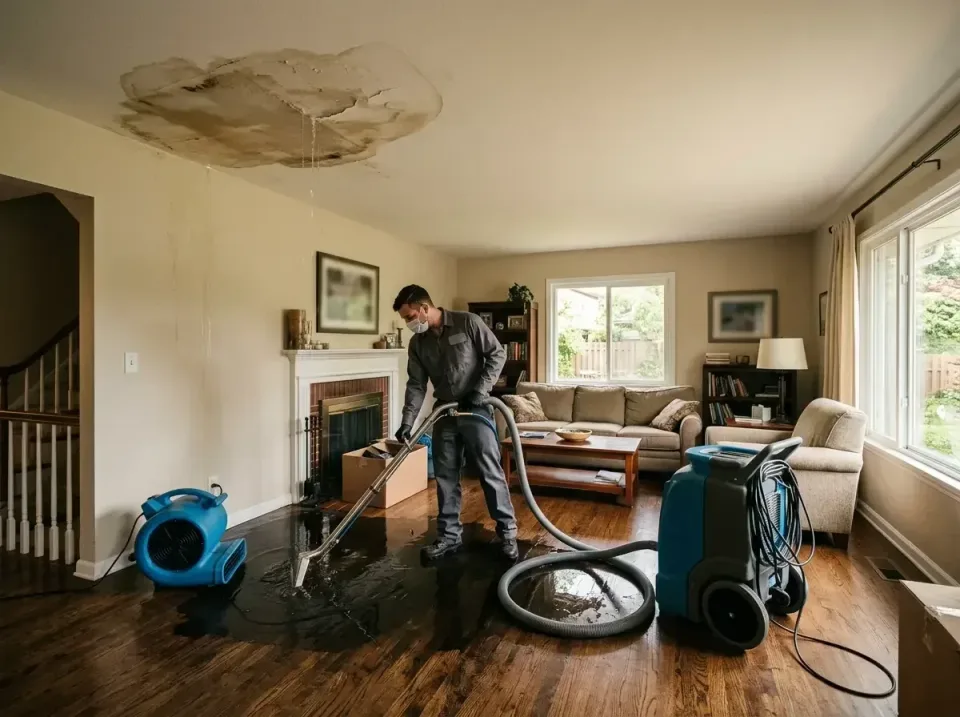 attic-pipe-burst-ceiling-drip-008 — frequently asked questions, Water Damage Restoration & Carpet Care in Rocky River, OH